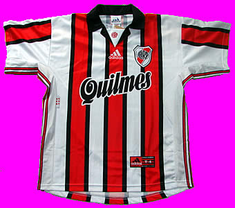 River Plate Striped Away Jersey 2000 